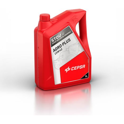 Aceite lubricante multifuncional agro plus 15w40, 5 l