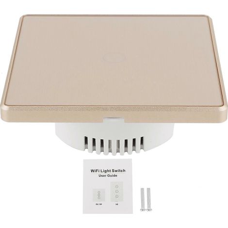 Intelligenter Touch-Schalter, universelle goldene Funkfernbedienung, Standard 800 W, 95–240 V AC (1/4)