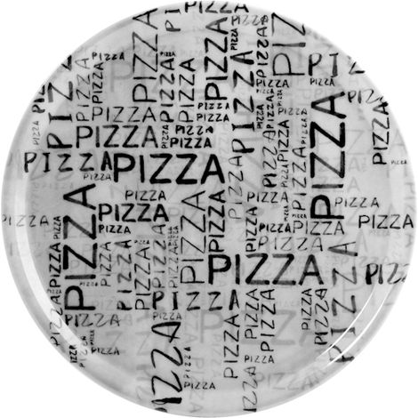 Piatto Pizza Saturnia 33 cm Black/White colori assortiti