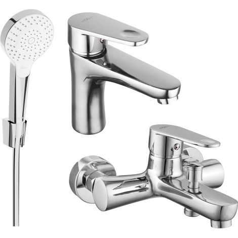 Mexen Kama R05 ensemble pour bain, chrome - 72503R05-00 (1/4)