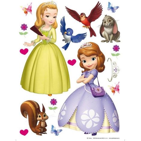 Sofia la Principessa Decorazione Murale Adesiva 65x85cm (1/2)