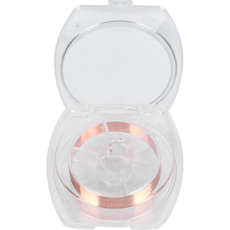 Fil de cuivre rouge non isolé pour éviter les courts-circuits lors de la réparation de la carte mère d'iPhone et des empreintes digitales de téléphones portables (0,02 mm / 0,0008 pouce). (1/5)
