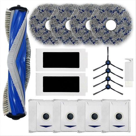 Aspirateur robot nettoyeur Main brosses latérales filtres HEPA serpillières (1/5)