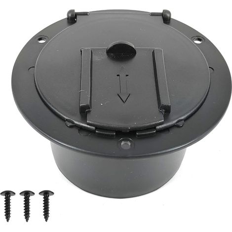 Accessoires pour VR : Porte de gestion des câbles, organiseur de câbles (noir) avec 3 vis (1/3)