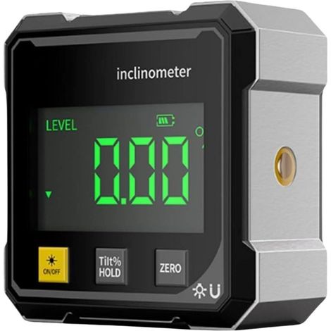 Strumento digitale per la misurazione degli angoli con attacco magnetico, goniometro digitale, livella laser (1/4)
