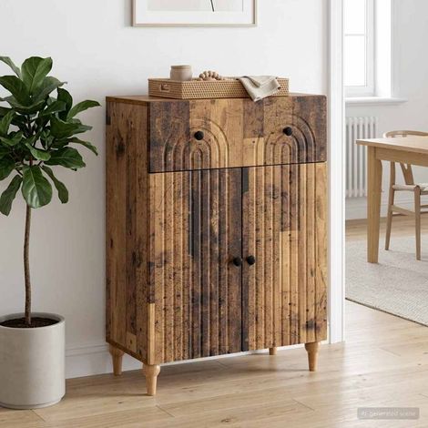 vidaXL Credenza Legno antico 66 x 34,5 x 90 cm Legno ingegnerizzato (1/5)