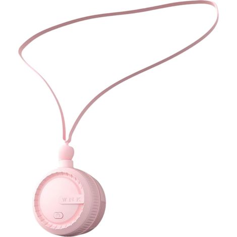 Ventilateurs de cou légers et rechargeables – Ventilateur portable sans pales, au design texturé, idéal pour les enfants.