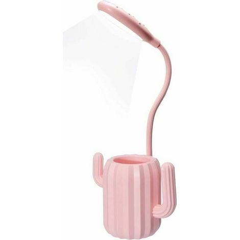 Lampe de bureau pour enfants, lampe de bureau LED tactile lampe de chevet à intensité variable lecture lampe de bureau rechargeable porte-stylo sans fil (1/5)