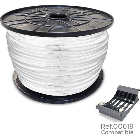 E3/28979 Carrete Manguera Acrilica 3X2,5Mm Blanca 150Mts (Bobina Grande Ø400X200Mm)