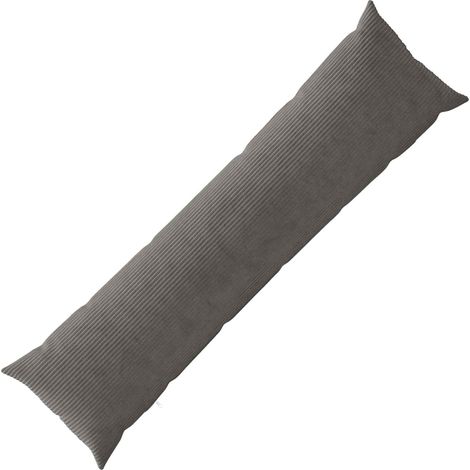 Kissenbezug HEERLEN Dunkelgrau 40 x 145 cm Cord vidaXL (1/5)