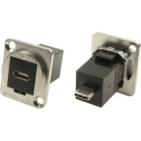 Adaptateur USB-C® femelle vers USB-C® mâle Cliff CP30211M 1 pc(s) S893791 (1/3)