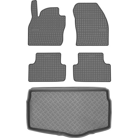 Set di tappetini in gomma per auto e tappetino per bagagliaio per Volkswagen T-Cross Crossover del 2018