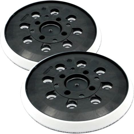 2-10 plateaux velcro 125mm - Compatible Bosch PEX series - Remplacement direct - Adhérence durable