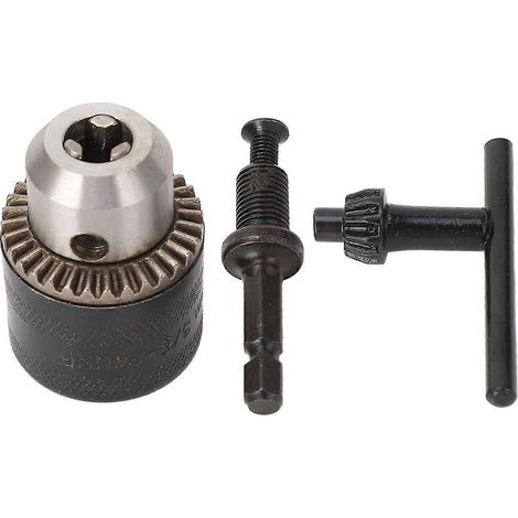 Schlüssel-Bohrfutter-Adapterset 1,5–10 mm 3/8–24UNF Schlagschrauber-Ersatz für Bohrhammer-Schraubenschlüssel