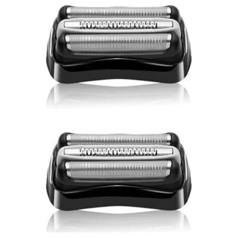 Têtes de rasage de rechange pour rasoir série 3 32B, compatibles avec Braun S3 3040s 3000s 3050cc 3010s 3070cc 3080s 3090s 310s 3020s 330s 370cc-4 380s-4 2 pièces