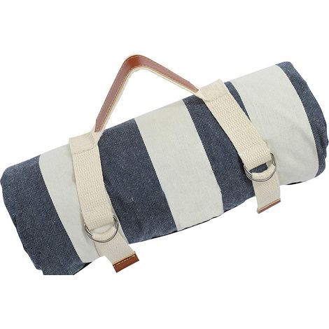 Coperta da picnic impermeabile e portatile con tracolla, tappetino da spiaggia o campeggio in famiglia, tappetino da picnic pieghevole extra large, anti-sabbia per escursioni 145X200 cm