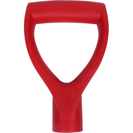 Manche de pelle, fourche de jardin, manche de pelle en forme de D, manche en plastique, convient aux outils de creusement et de ratissage, noir.