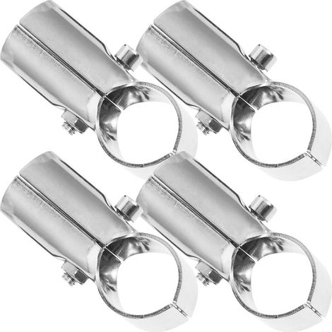 Pince pour clôture à mailles de chaîne en acier inoxydable 4 pièces, connexion sécurisée pour construction de serre et étagère à vêtements (1/5)