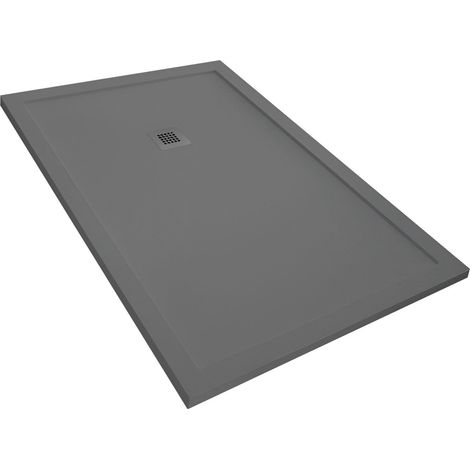 Plato de ducha pizarra MADISON PLUS grafito 70x90cm (1/4)