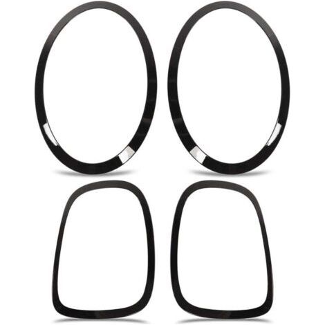 Capots De Bordure Phare Arrière Noir Brillant Pour Mini Cooper S F55 F56 F57 2014+ (1/4)