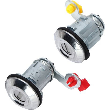 Barillet de serrure de porte gauche droite avec 2 clés YE05506A pour MITSUBISHI L200 2001‑2005 (1/5)
