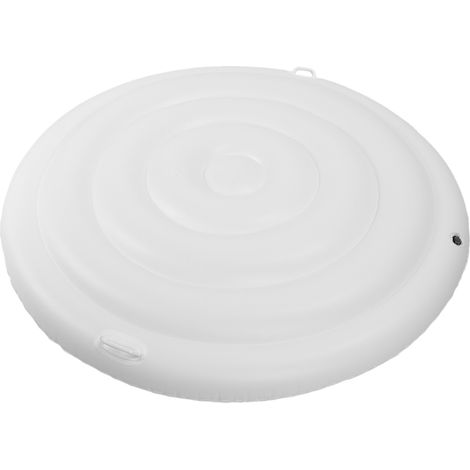 Bâche protectrice ronde PVC imperméable pour spa jacuzzi gonflable extérieur 5.4 ft piscine (1/5)