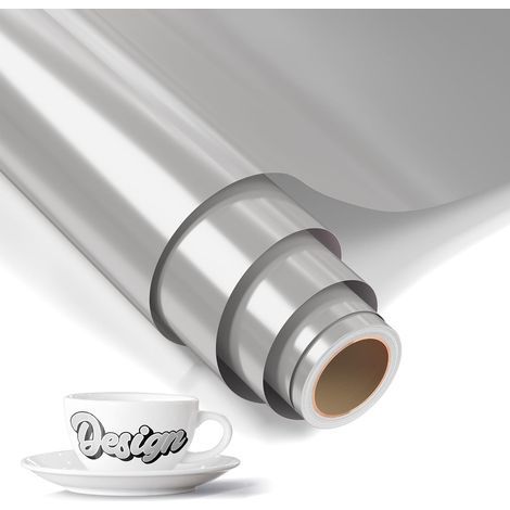 Glossy Grey Adhesive Vinyl 12 in x 6 ft (1/5)