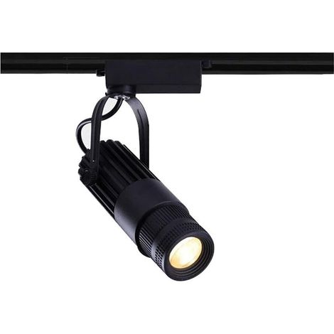 Zoom LED Track Light, 7W Dimmable Spot/Diffusion Light, Bar KTV Stage Atmosphere Light, Noir (4000K) (1/5)