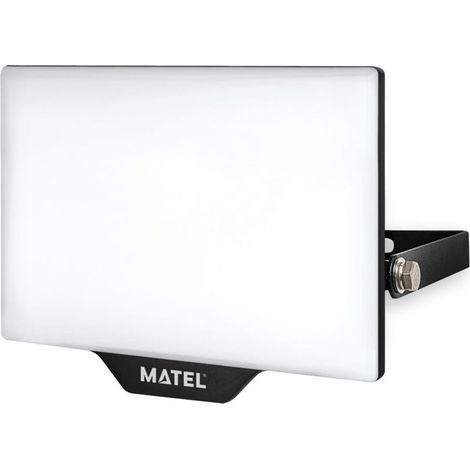 Schwarzer LED-Projektor mit Schnellanschluss, Kaltlicht, IP65, 20 W