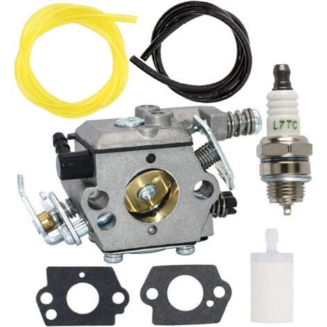 Carburateur pour tronçonneuse Husqvarna 40 45 240R 245R 240EPA 245RX - Compatible Walbro WT-99 - Remplace OEM 503281320, 502100303, 502100302, 506013601, 502100301 - Pièce de rechange (1/4)