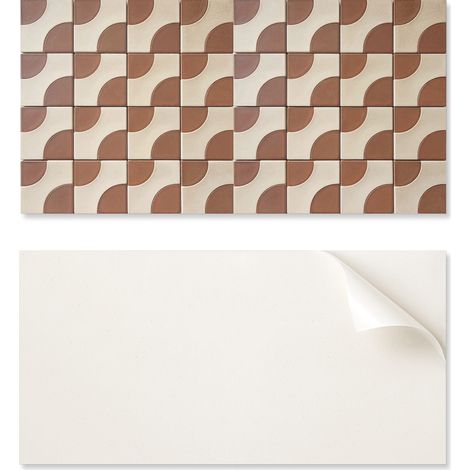 Azulejos de vinilo para pared, ideales para decoraci贸n de interiores modernos. Dise帽o geom茅trico. 10x40x20 cm.