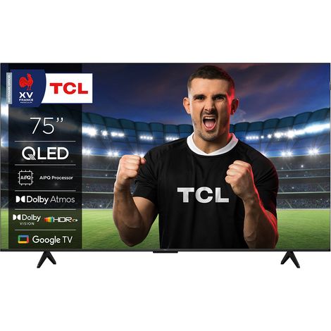 Téléviseur - TCL - 75T69C - QLED - 75" 4K Ultra HD - Google TV, Dolby Atmos