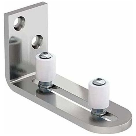 Ajustable Guide de Plancher Mur / porte Guide Inférieur Pour Porte en Bois Coulissante Acier inoxydable (1/4)