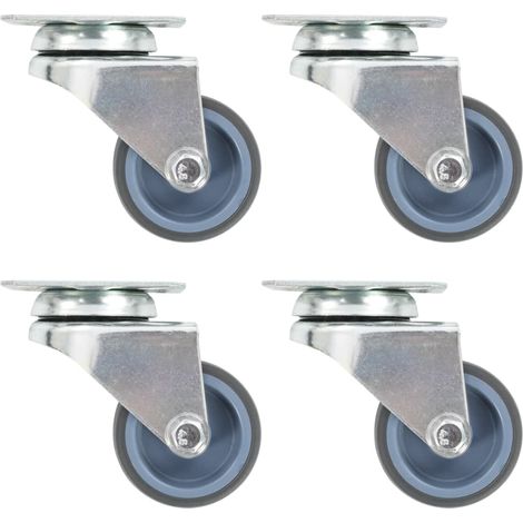 Ruote Girevoli Gemellate 24 pz 50 mm vidaXL