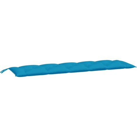 Balkonkissen hellblau 180x50x7 cm Oxford-Gewebe