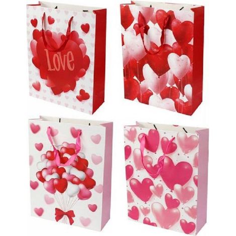 Set 6 Buste By Regal For San Valentino Cuori 31x11x42cm 71093 Models (1/2)