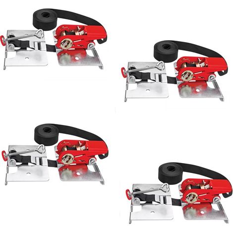 Bessey Hardwood Laminate Parquet Flooring Strap Clamps SVH400 Four Pack (1/4)