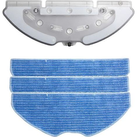 Ensemble de 4 supports et lingettes pour aspirateurs robots 360 S8 / TP-Link Tapo RV30 Plus / Tapo RV10 Plus (1/5)