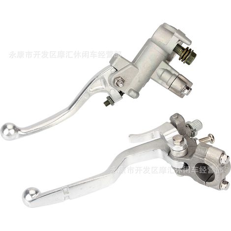 Off-road vehicle parts compatible with Honda CRF250 04-14 and CRF450 02-14 left clutch lever brake booster. (1/5)