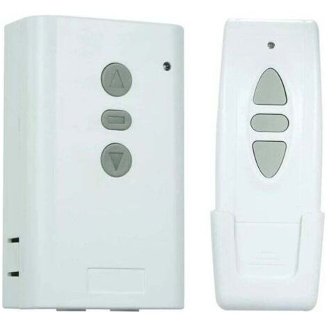 VURAHOME - Interrupteur Télécommande sans Fil,Récepteur AC220V 433MHz,Type d'apprentissage Contrôleur,Bidirectionnel 3 clé RF émetteur,Commande à Distance pour Ensemble de Contrôleur de Rideau (1/4)