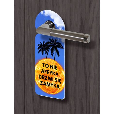 Colgante con pomo de puerta - África