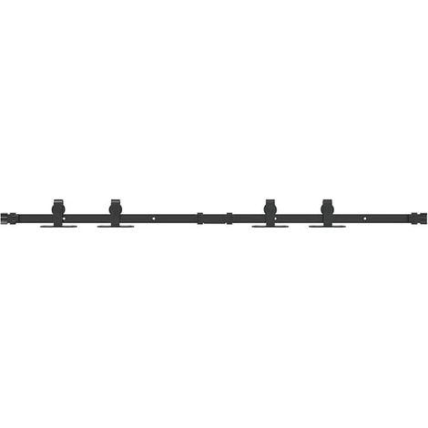 Ensemble de portes de placard coulissantes en acier au carbone de 122 cm (1/5)
