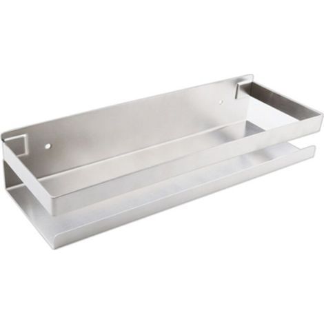 30cm Stainless steel without perforation Silver, kitchen shelf design, universal for bathroom and kitchen (1/4)