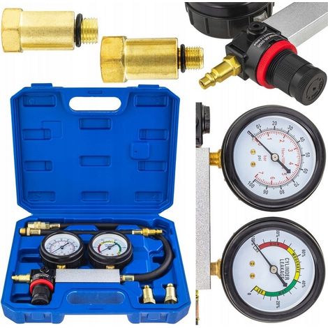 Tester per la tenuta dei cilindri, manometro di compressione per benzina, manometri 0-7 bar (1/5)