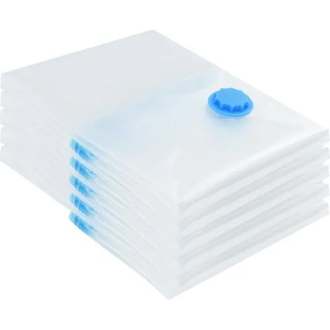 PROMOTION Sacs de Rangement Sous Vide 5 pièces 60x40 cm 89836 - BestMeuble (1/5)