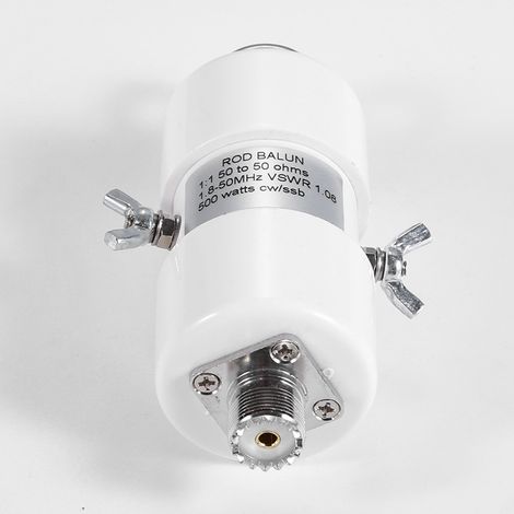 General purpose 1:1 voltage-type balun, 1-50MHz band, 500W continuous rated power shortwave antenna balun (1/4)