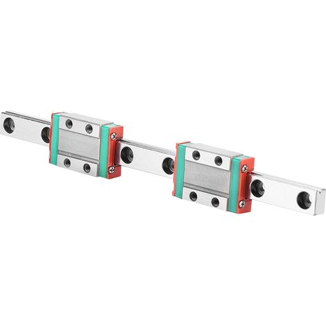 MGN9B 150 mm Linearführungsschiene, 9 mm Breite, mit 2 MGN9B Schienenblöcken (1/5)