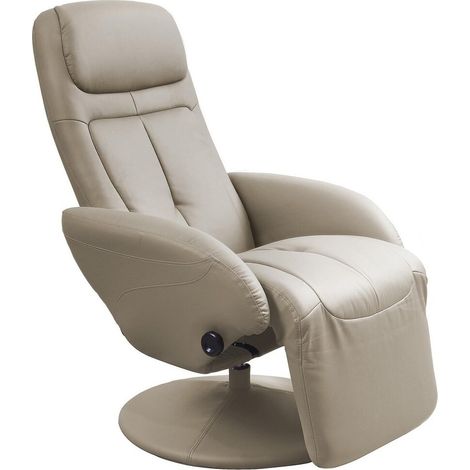 Sillón reclinable Houston 492, Capuchino, 84x74x80cm, Cuero ecológico