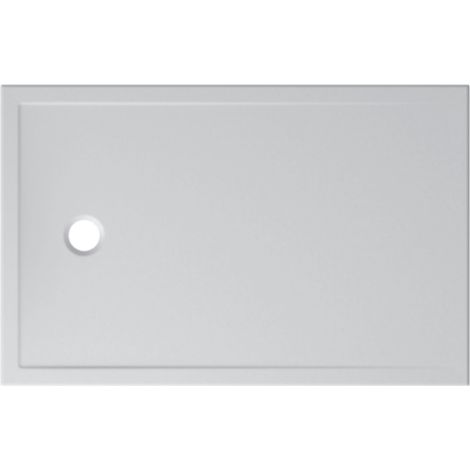 Ceramica Globo – Receveur de douche à encastrer 140x90 cm DTL142BI – Céramique blanche – Installation en saillie ou encastrée – Compatible siphon Globo DS009