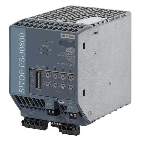 Alimentation pour rail DIN Siemens, 24V c.c.out 20A, 320 575V c.a.in, 480W ( Prix pour 1 )